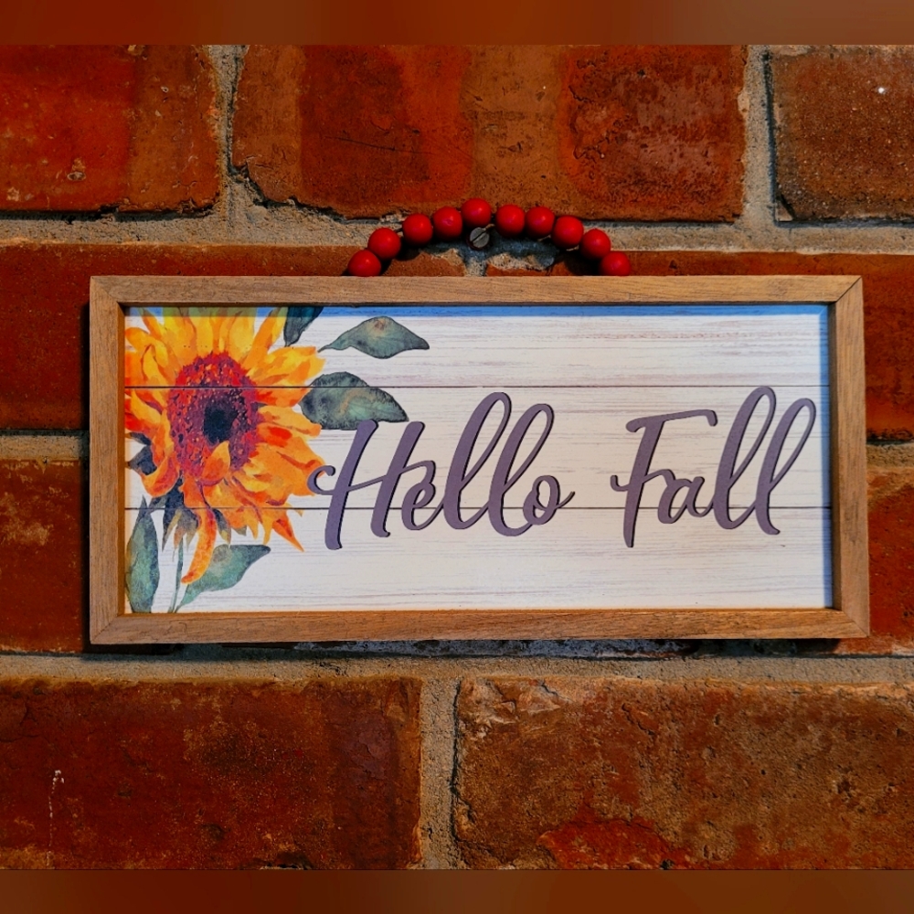Hello Fall Sign - Picture 2 of 2